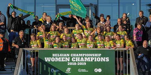 Belgian Champions Women Rugby 2018-2019