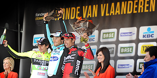 Podium Ronde van Vlaanderen 2012