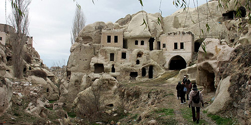 Rotswoningen in Ayvali