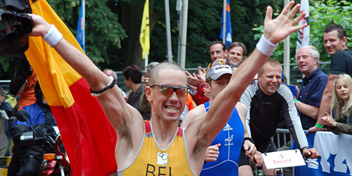 Winnaar EK triatlon Brasschaat  Frederik Van Lierde