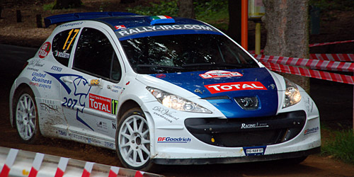 Winnaar Ypres Westhoek Rally 2007 Rossetti