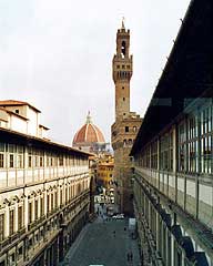 Uffizi, Palazzo Vecchio en de Duomo