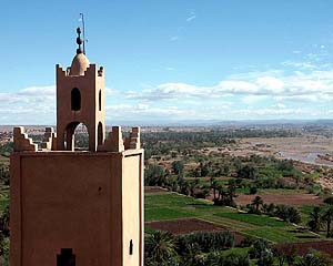 Uitzicht over de omgeving van Ouarzazate