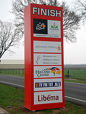 Valkenburg is de aankomstplaats van de derde tourrit in 2006.