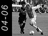 Internationaal miniementornooi Bassevelde 2006: duel speler Ajax en speler Real Madrid