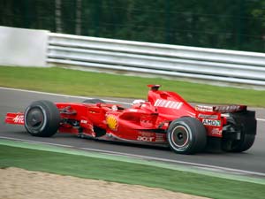 Kimi Raikkonen van team Ferrari.