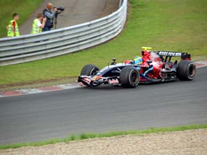 Sebastien Bourdais van team Toro Rosso.