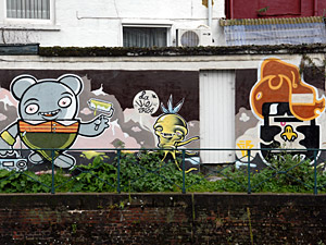 Graffiti-fietstocht in Gent