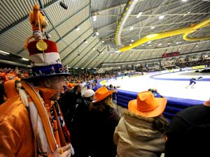 ISU WK Afstanden Schaatsen 2015 in Heerenveen